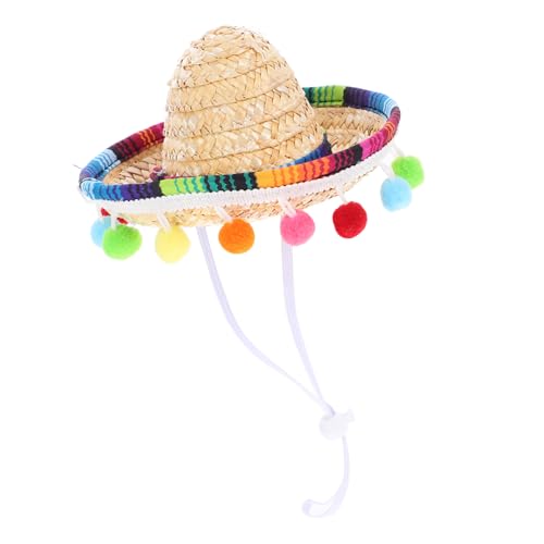 WHAMVOX Kleiner Hut Sombrero-partyhüte Cinco De Mayo-hüte Kopfbedeckungen Für Mexikanische Kostüme Mini-sombrero-hüte Hawaiianischer Hut Mexikanischer Sombrero-hut Karnevalshut Polyester von WHAMVOX