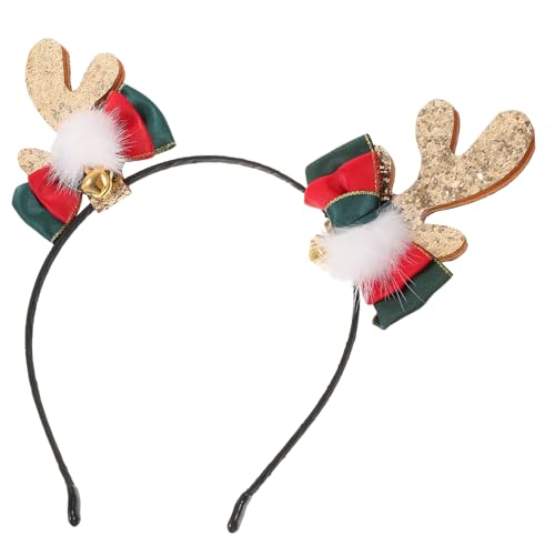 WHAMVOX Weihnachtlicher Haarreif Mit Glitzer Reindeer Antlitz Festliches Stirnband Für Und Perfekte Party Dekoration Und Weihnachtsaccessoire Ideal Für Feiern Und von WHAMVOX