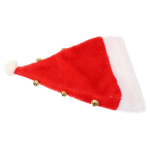 WHAMVOX Weihnachtsmütze mit Weihnachtshüte Weihnachtsfeier Kopfbedeckung Feiertage Festliche Glocke Extra Mütze Weihnachten Weihnachtsfeierhut Neujahr Kappe Weihnachtsmützen für Cosplay von WHAMVOX