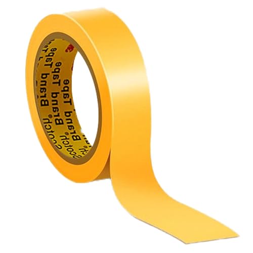 WHAPELQ Maskiertape Modellba，Maskiertap，Masking Tape Modellbau Selbstklebendes Band Whiteboard Klebeband für Autolack Malerarbeiten Dekorieren (Orange) von WHAPELQ