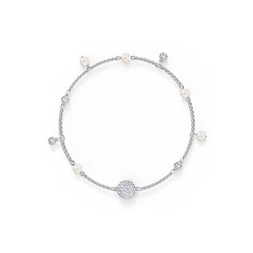 WHESAZYP Armbänder für Damen, elegant, Perlen, Kristalle, Diamanten, unsichtbarer Magnetverschluss, Anhänger, süß und zart (1 A) von WHESAZYP