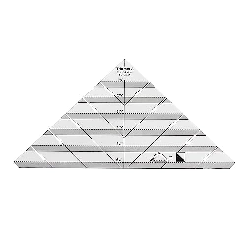 Acryl speziell geformt für Dreieck-Nählineal, Quilten, Vorlage, Stoffschneiden von WHFCBJBW