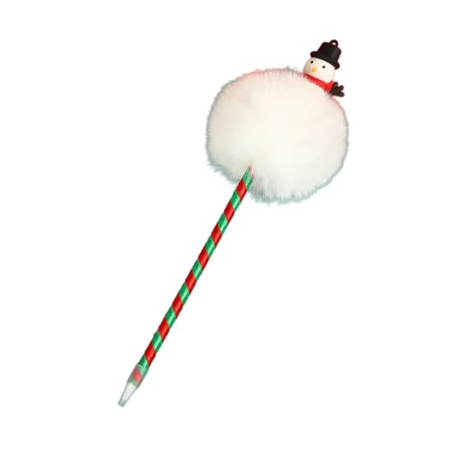 Kugelschreiber mit Cartoon-Weihnachtsbaum, Schneemann, Weihnachtsmann, für Strumpffüller, Weihnachtsdekoration, 4 Stück von WHFCBJBW