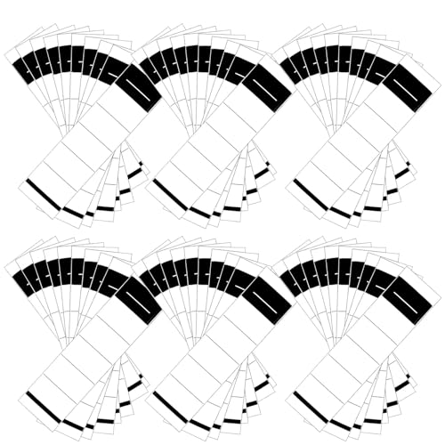 Ordnerrücken-Aufkleber, leicht zu schreiben, selbstklebend, Ordnerrücken-Aufkleber, 5,4 x 19 cm, 3,6 x 19 cm, für Bürobedarf, 100 Stück von WHFCBJBW