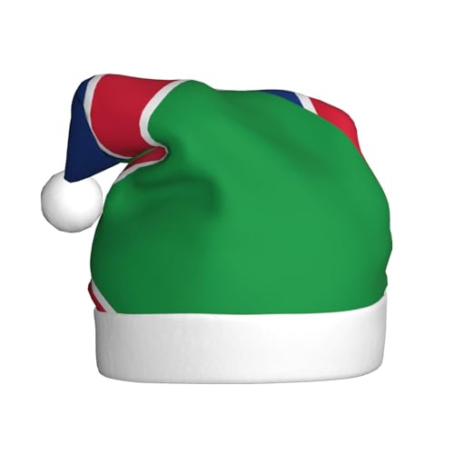 WHJYCC Flagge von Namibia Klassische Weihnachtsmütze, perfekte Nikolausmütze für Erwachsene, Schneeflockenhut, ideal für Weihnachten, Halloween, und Partygeschenke von WHJYCC