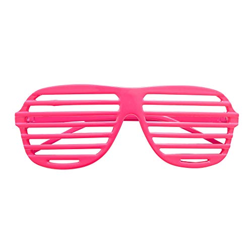 Widmann 01355 - Atzenbrille, Neon-pink, Bad Taste, Karneval, Mottoparty von W WIDMANN MILANO Party Fashion