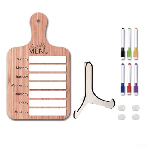 Magnetischer Whiteboard-Mahlzeitenplaner für einfaches Wochenmenü und Kochideen von WIIYENA