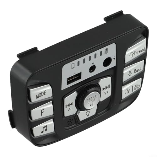 Power-Management-Konsole für Kinder, Elektrofahrzeug mit Audio-Funktionen, Spielen Sie Geschichten und Lieder bei 12 Volt (C 12 V) von WIIYENA