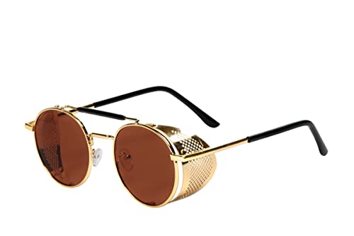 WILBERS & WILBERS 20155 - Brille für ein Festival mit Metallrahmen in Gold, für Damen und Herren von WILBERS & WILBERS