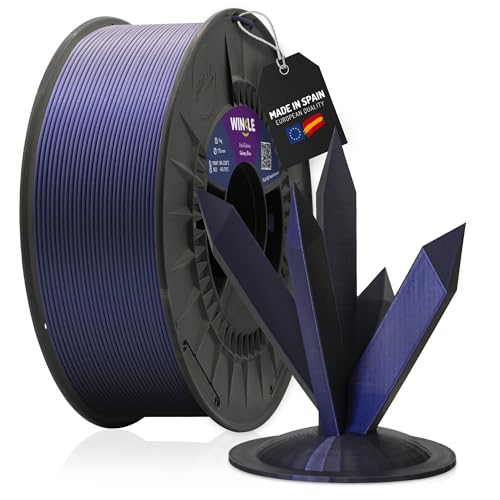 WINKLE PLA HD Filament Interferenz 1.75mm Galaxie Blau, 300g Spule, 3D Drucker Filament Kompatibel mit FDM Druckern, Druckmaterialien, Maßgenauigkeit +/- 0.05mm, Leicht zu Bedrucken von WINKLE FEED YOUR PRINTER