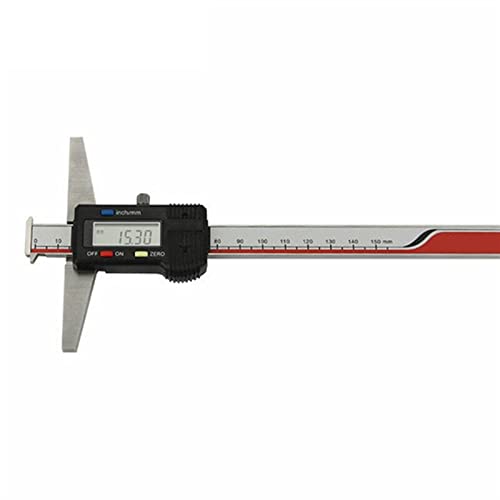 Digitaler Messschieber, 0–150/200/300 mm, Mikrometer, digitaler Tiefenmesser, Doppelhaken-Typ, Messschieber, Messwerkzeuge, Lineal(300mm) von WIPPWER