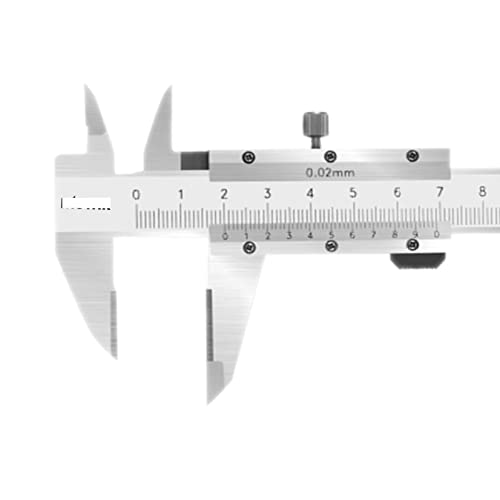 WIPPWER Markierungslehre, Messschieber, Hartmetallbacken, 0–150 mm, Wolframbacken, Anreißer, Messschieber-Werkzeuge, 200 mm, 300 mm, Industriequalität, DIN-Lineal(0-150mm X 0.02mm) von WIPPWER