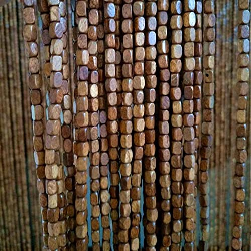 Türvorhang Bambus 90 X 200, Perlenvorhang Holz Dicht Insektenschutz Balkontür, Perlenvorhang Türvorhang Holzperlen Vorhänge, Fadenvorhang Boho Bambus Sichtschutz, Dekorative Raumteiler ( Color : Coffe von WIRMEC