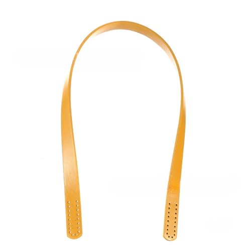 WJIAYAO Taschengurt 4-teiliger Handtaschengriff, Leder-Umhängetaschengurt, Ersatzgriff for Handtaschen-Umhängetaschengurt, Handtaschen-Zubehör, 60 cm(Yellow) von WJIAYAO