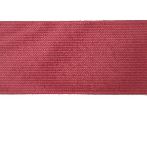 WJLYDM Elastische BäNder NäHen 20mm 30mm 40mm Breites, flaches, hohes elastisches Band for Nähen von Schutzkleidungszubehör, schwarzes Dickes Gummiband, Seil, DIY(Wine Red,1M_40MM) von WJLYDM