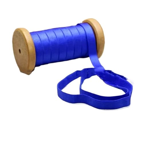 WJLYDM Elastische BäNder NäHen 5/10M 12mm Elastische Bänder for Unterwäsche BH Schulter Gurt Frühling Haar Gummiband Hosen Gürtel Stretch Nylon Gurtband Nähen Zubehör(Royalblue,10METERS_12MM) von WJLYDM