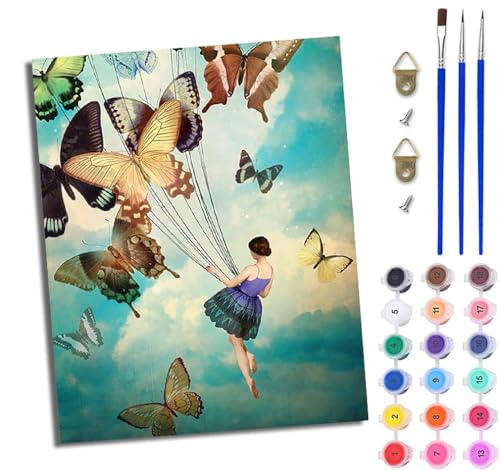 WJWWANG Malen Nach Zahlen Erwachsene Paint by Numbers Malen Nach Zahlen mit Pinseln und Acrylfarben Blumen ziehen Mädchen aus Handgemalte Ölgemälde Leinwand für Home Décor Ohne Rahmen WJWWANG Malen Nach Zahlen Erwachsene Paint by Numbers Malen Nach Zahlen mit Pinseln und Acrylfarben Blumen ziehen Mädchen aus Handgemalte Ölgemälde Leinwand für Home Décor Ohne Rahmen von WJWWANG