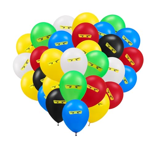 Luftballons Geburtstag Set 30 pcs Kindergeburtstag deko ninjago Ballon luftballon geburtstag | geburtstagsdeko, Happy Birthday Dekoration von WJYAGU