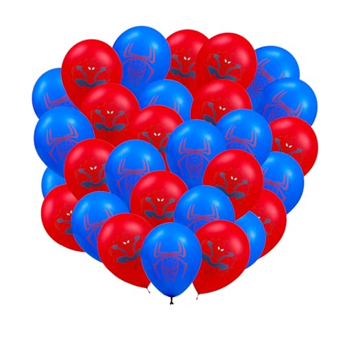 30 Stück Kindergeburtstag deko Spider Man Ballon luftballon geburtstag | geburtstagsdeko jungen, Happy Birthday Dekoration Luftballons deko von WJYAGU