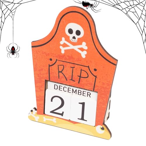 WJnflQN Halloween-Countdown | 2025 Halloween Dekorationen aus Holz,Universell Festliche Adventsdekoration Für Arbeitsplatz Klassenzimmer Jugendliche Erwachsene WJnflQN Halloween-Countdown | 2025 Halloween Dekorationen aus Holz,Universell Festliche Adventsdekoration Für Arbeitsplatz Klassenzimmer Jugendliche Erwachsene von WJnflQN