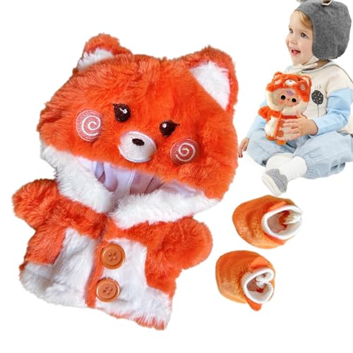 WJnflQN Kleidung für Kuscheltiere,Babypuppenkleider - 20cm Plüschpuppenkleidung Babydollkleidung - Puppen-Outfit, Puppenkleidung und Zubehör für Spieler, Sammlung, Thementreffen, Plüschpuppe, von WJnflQN