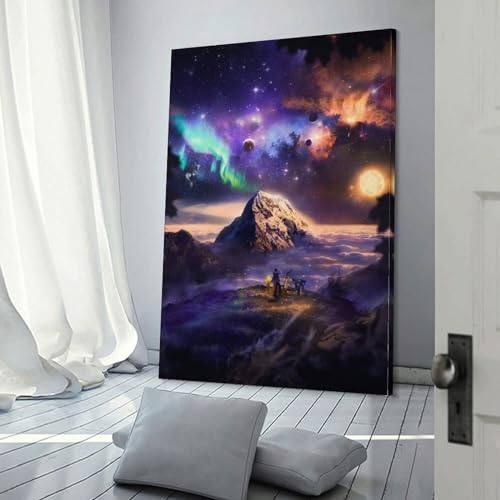 Boy Of The Universe Art – Ölgemälde, Reproduktion, moderner Giclée-Leinwanddruck, Kunstwerke, Bilder auf Leinwand, Wandkunst für Heimbüro-Dekorationen, 20 x 30 cm von WKMoney