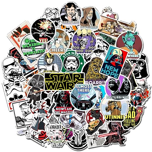 Sticker, Wasserfeste Vinyl Aufkleber, 50 Stück Wandtattoo Graffiti Sticker für Kinder Jungen Computer Telefon Skateboard Schultasche Koffer Helm von WKxinxuan