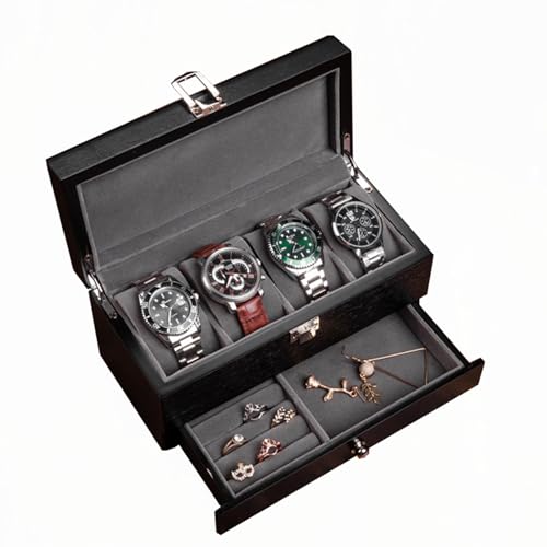 WLEJSL Schmuckschatulle für Herren, Nachttisch Organizer, Mehrzweck Schmuck Organizer für Sonnenbrillen, Ringe, Armbänder, Geschenke für Männer,A1 von WLEJSL