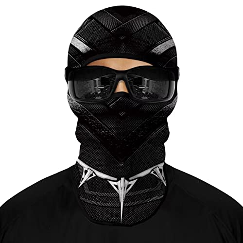 3D-Skimaske, Motorrad, Vollgesichtsmaske, Outdoor, taktische Kapuze, Kopfbedeckung, Maske, Geister, Totenkopf-Maske, für Herren und Damen, für Halloween (Stil 1) von WLHHBO