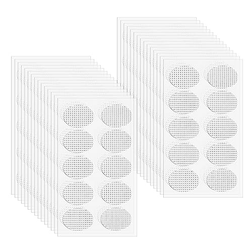 WLLHYF 450 Stück Ohrpflaster Ohrring-Schutz schwere Ohrringe Stabilisatoren Ohrläppchen-Stützpolster große Ohrringe Stützaufkleber reduziert die Belastung der Ohrringe für Männer Frauen (450) von WLLHYF