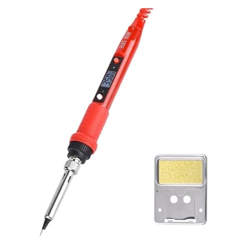 WLLKIY Elektrischer Lötkolben-Kit, LCD-Digital-Schweißstift, Lötkolben, Lötspitze, Zinnstift for Zuhause, Heimwerker, 80 W Sicher Und Stabil(908S KIT1) von WLLKIY