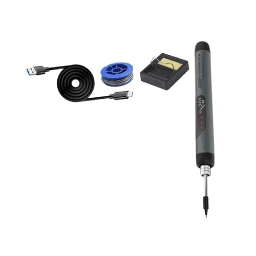 WLLKIY Multifunktionales Elektrisches USB-Lötkolben-Set, Intelligentes 300-450℃/260-420℃ Temperaturverstellbares Lötschweißwerkzeug Sicher Und Stabil(Digital display-01) von WLLKIY