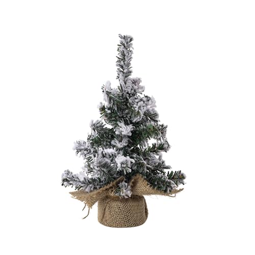 WLNEXT Baum-Ornamente, Plüsch-Schnee-Weihnachtsbaum, Tischdekoration, saisonaler Schnee-Weihnachtsbaumschmuck, zarte Display-Dekoration von WLNEXT