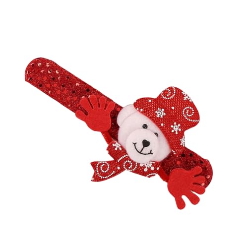 WLNEXT Slap Armbänder, Weihnachten Slap Armbänder, Dekors Tiermuster Slap Armbänder für Weihnachten von WLNEXT