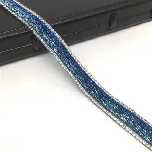 Diamantbänder 91,4 cm/Los Diamant Kristall Stein Spiegel Band Strass DIY Dekoration Glitzer für Kleidung (Farbe: AO010, Größe: 15 mm) von WLTYSM