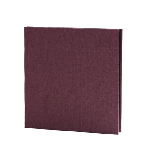 WLTYSM Scrapbook Fotoalbum Leinen Selbstklebendes Laminieren DIY Fotoalbum Fotobuch Klebefotoalben Fotoalbum Fotoalbum(Dark Purple) von WLTYSM