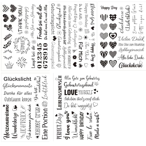 5 Stück Rub On Sticker,Kerzentattoos Weihnachten Aadvent Zahlen,Rub Ons Folie Kerzen Aufkleber Sticker,Kerzenaufkleber,Frohe Kerzentatoo Geburtstag für Raysin Keraflott Glas Holz Transfers DIY Deko von WLVinson