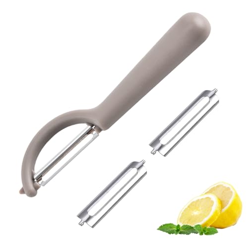P-Schäler für Tupper mit 2 Ersatzklingen,Sparschäler für Gemüse,Universell Kartoffelschäler,Einsetzbar,Spülmaschinenfest,Müheloses Schälen,Zubereiten Kompatibel,mit Tupperware Küchengeräten (Grau) P-Schäler für Tupper mit 2 Ersatzklingen,Sparschäler für Gemüse,Universell Kartoffelschäler,Einsetzbar,Spülmaschinenfest,Müheloses Schälen,Zubereiten Kompatibel,mit Tupperware Küchengeräten (Grau) von WLVinson