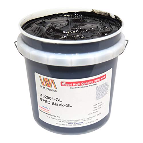 Spec Black Plastisol-Tinte, (Gallon) von WM PLASTICS