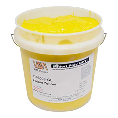 Zitronengelb – Plastisol-Tinte, (Quart) von WM PLASTICS