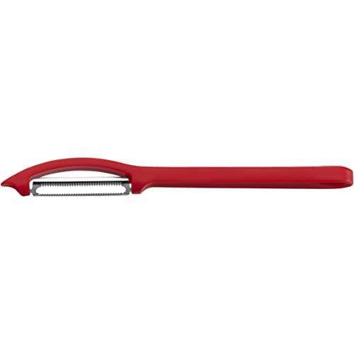 WMF Gourmet Sparschäler 17,5 cm, Tomatenschäler, Gemüseschäler rostfrei, Spargelschäler, Kartoffelschäler, Kunststoff, spülmaschinengeeignet, Rot von WMF