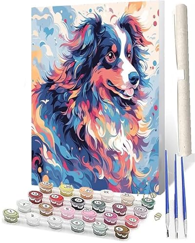 WMZPOY Malen nach Zahlen Erwachsene DIY Malen nach Zahlen Set ohne Rahmen inklusive Pinsel und Acrylfarben Pariser Tanzmädchen 093 DIY für Home Wall Decor 40 x 50cm Rahmenlos von WMZPOY