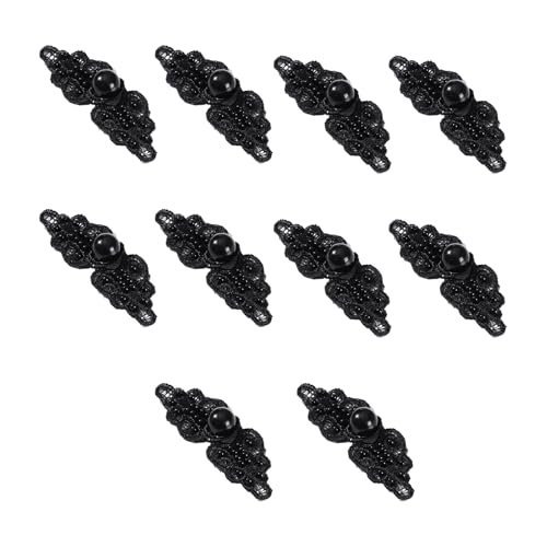 10PCS Nähen Verschluss Chinesischen Knoten Frogged Schnalle Perlen Knöpfe Für Tanz Nationalen Kleid Chinesischen Cheongsam Ornament von WNXGNHO