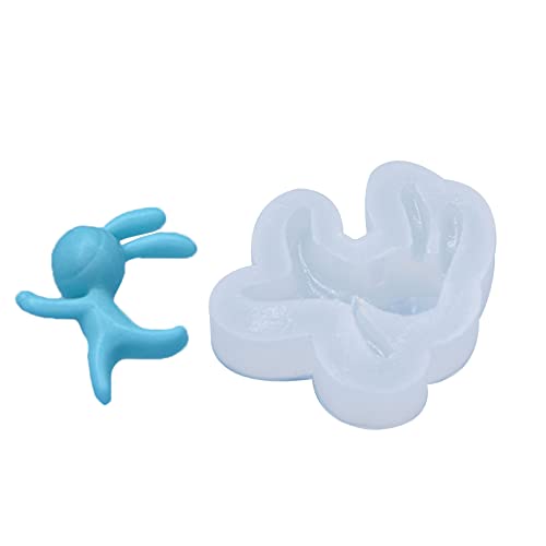 3D Bär Kaninchen Silikon Flexible Lebensmittelqualität Form Ton Harz Keramik Candy Fondant Candy Schokolade Seifenform von WNXGNHO