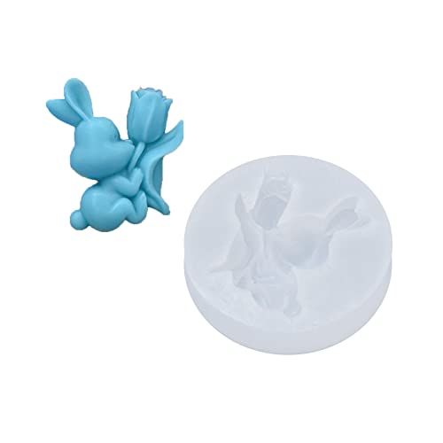 3D Bär Kaninchen Silikon Flexible Lebensmittelqualität Form Ton Harz Keramik Candy Fondant Candy Schokolade Seifenform von WNXGNHO