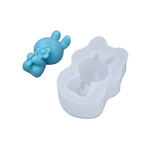 3D Bär Kaninchen Silikon Flexible Lebensmittelqualität Form Ton Harz Keramik Candy Fondant Candy Schokolade Seifenform von WNXGNHO