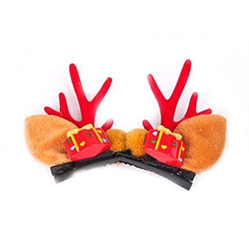 2 x Weihnachts-Haarspangen für Kinder, Mädchen, Party-Dekoration von WOEIFGV