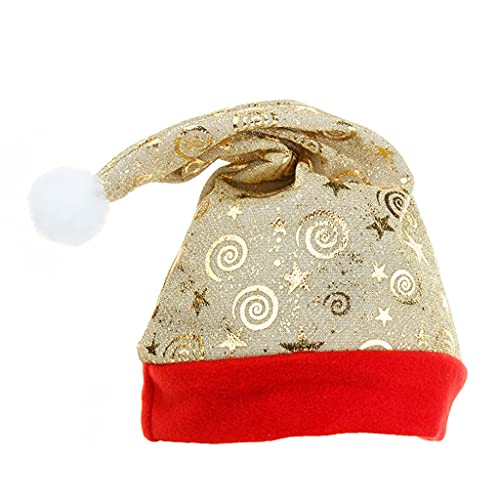 WOEIFGV Weihnachtsmütze in 3 Farben, für Kinder und Erwachsene, Unisex, für Festival, Urlaub, Partyzubehör von WOEIFGV