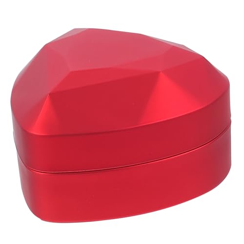 WOFASHPURET 1stk Herz Licht Schmuckschatulle Fingerring Schmuckkästchen Mit Anhänger Geschenkboxen Für Ohrringe Schmuckhalter Hochzeitsversorgung Schmuck-organizer-fach Led-leuchten Rot von WOFASHPURET