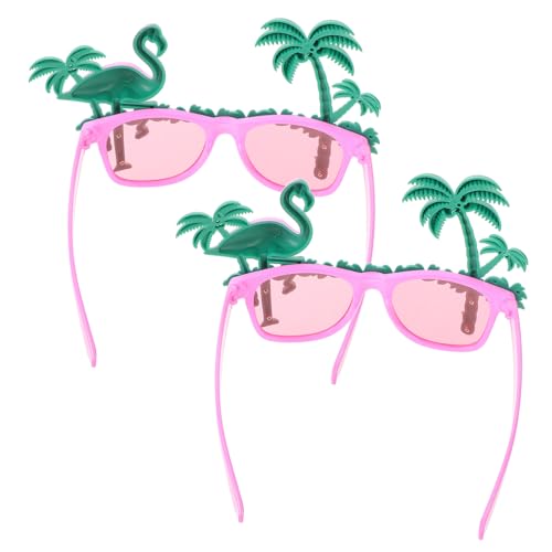 WOFASHPURET 2 Stücke Flamingo-Brille tropische Strandsonnenbrille Spaß Flamingo-Partyzubehör Kleid albern lustige brillen party lustig brillen Hawaii Brille Flamingo Rosa WOFASHPURET 2 Stücke Flamingo-Brille tropische Strandsonnenbrille Spaß Flamingo-Partyzubehör Kleid albern lustige brillen party lustig brillen Hawaii Brille Flamingo Rosa von WOFASHPURET